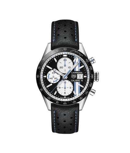 TAG Heuer Carrera Calibre 16 41 Stainless Steel / Black Retro / Fangio